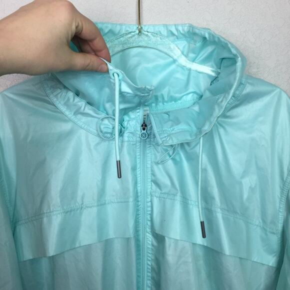 LAYERS Bright Blue Windbreaker Jacket Size M - Picture 2 of 8